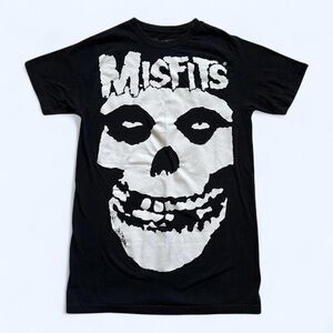 Black Misfits Graphic T-Shirt S